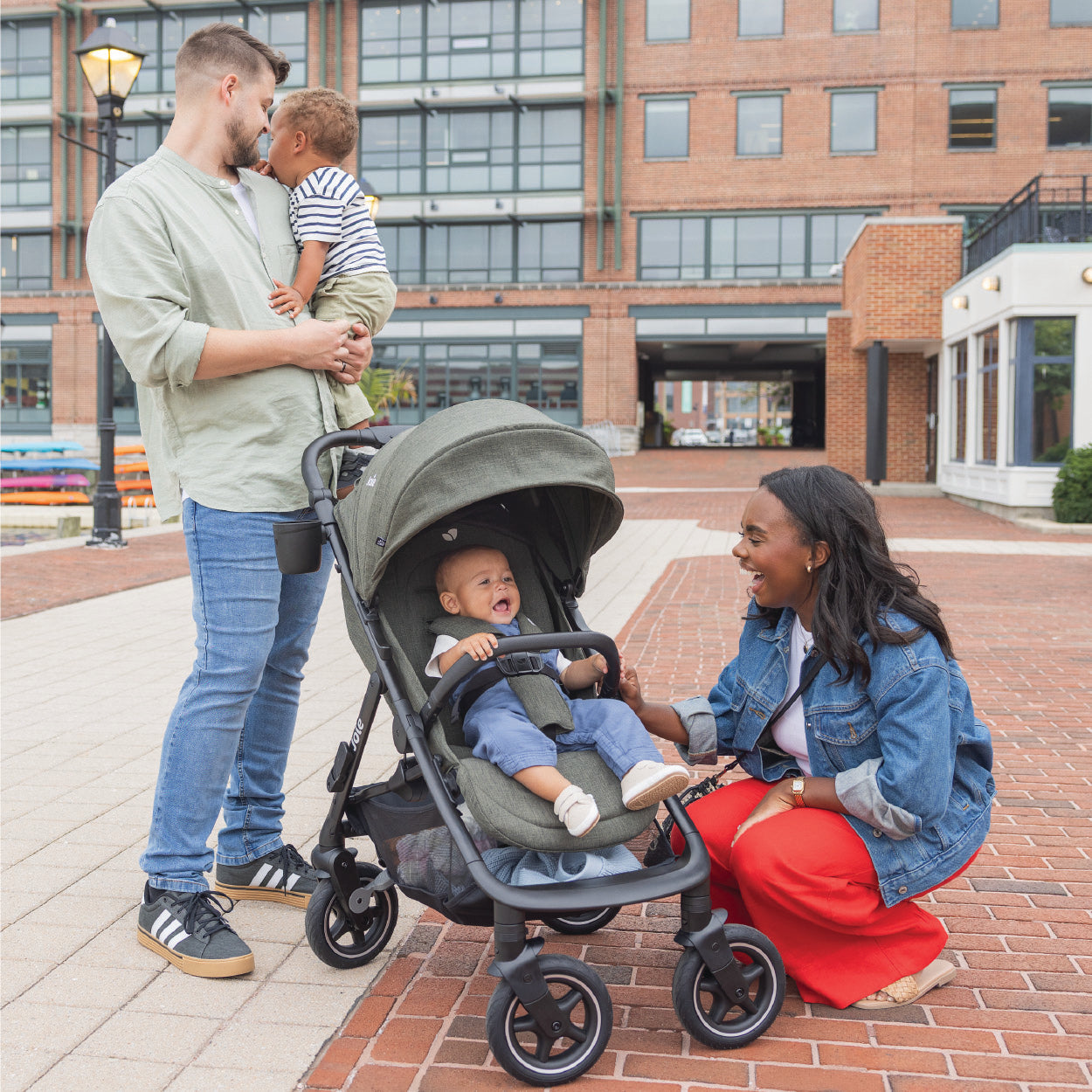 Joie pushchairs collection featuring lightweight strollers and practical pushchairs designed for comfortable everyday travel with babies and toddlers.
