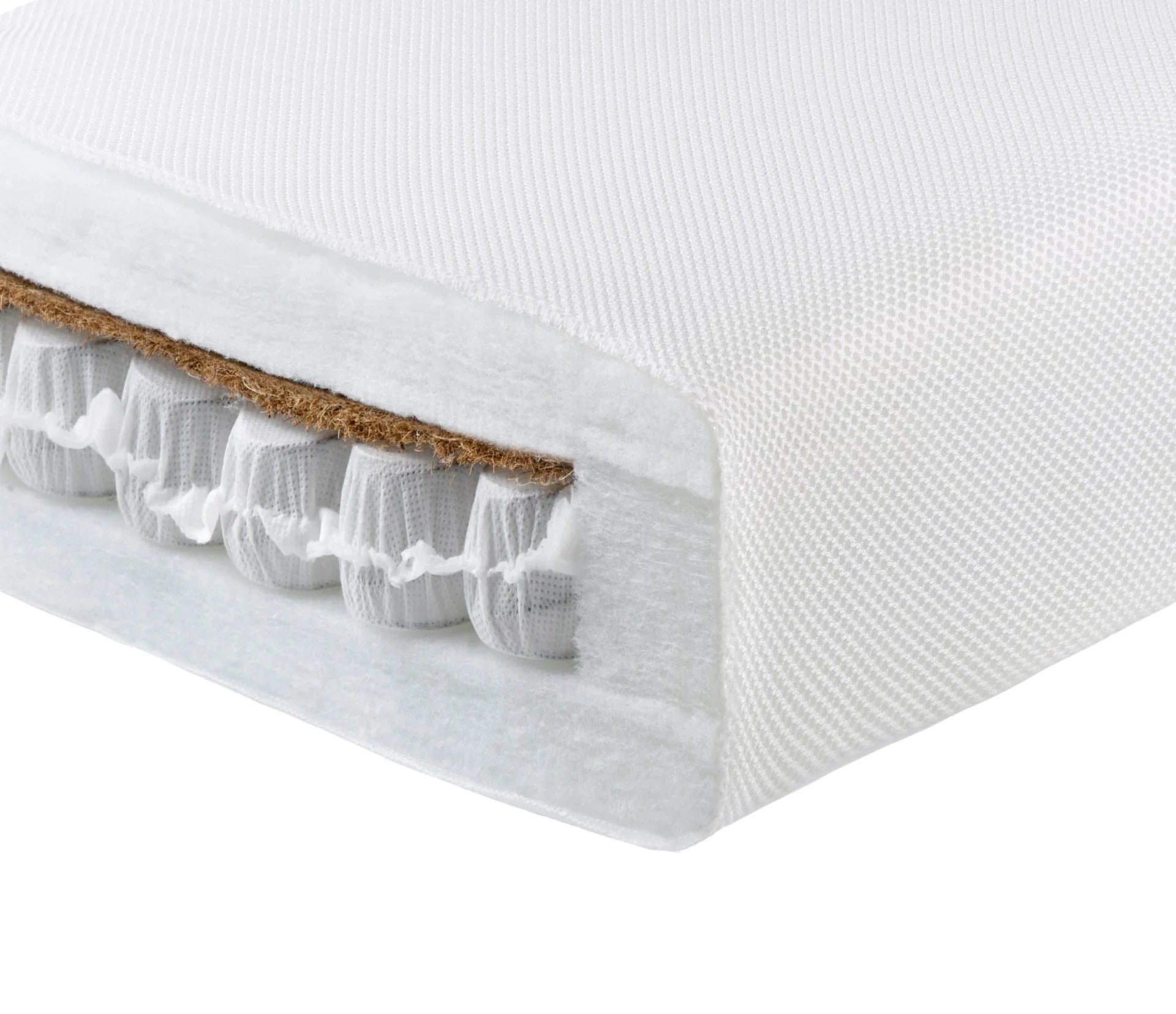 Babymore baby mattresses collection including breathable cot bed mattresses designed for safe and comfortable sleep