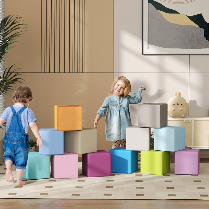 HOMCOM 12-Piece Soft Play Blocks