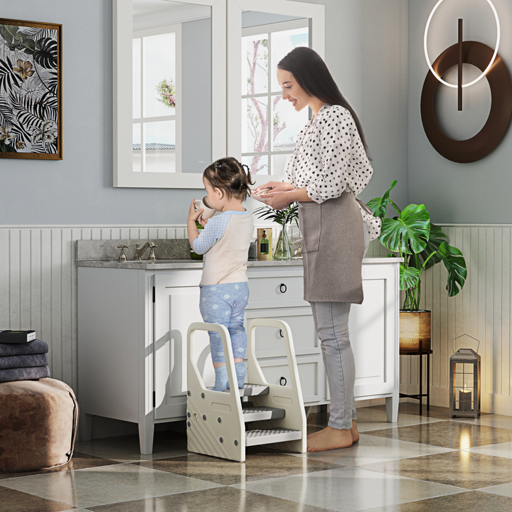 AIYAPLAY Adjustable 3 Step Toddler Tower