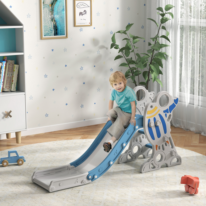 AIYAPLAY Space-Themed Baby Slide – Blue (Ages 1.5–3 Years)