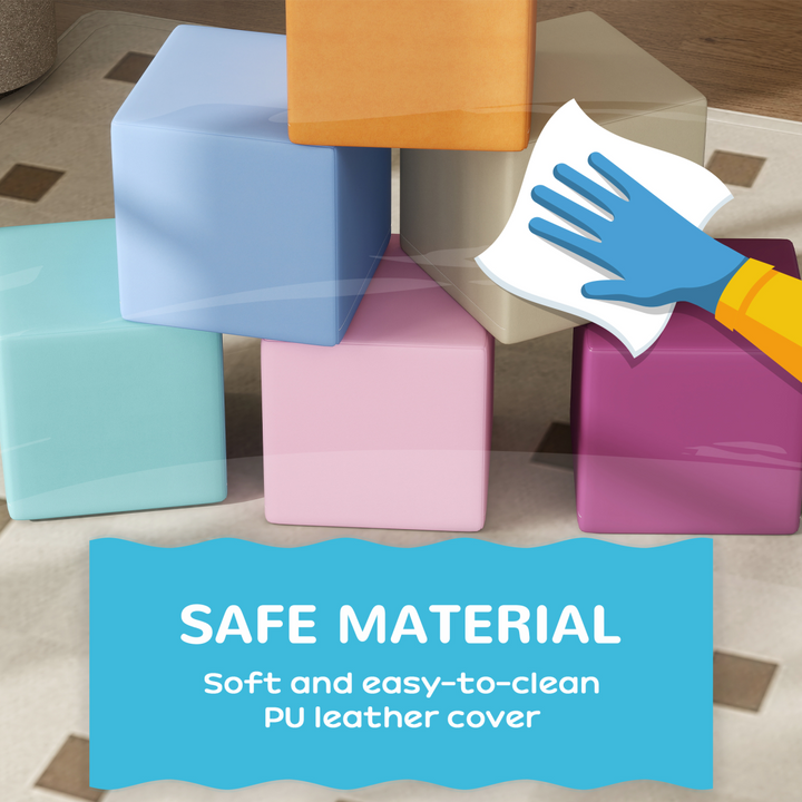 HOMCOM 12-Piece Soft Play Blocks