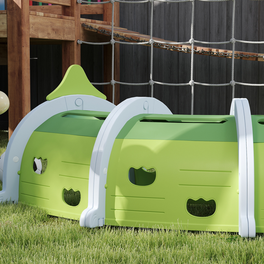 AIYAPLAY Crocodile Design Kids Play Tunnel – Ages 3–6