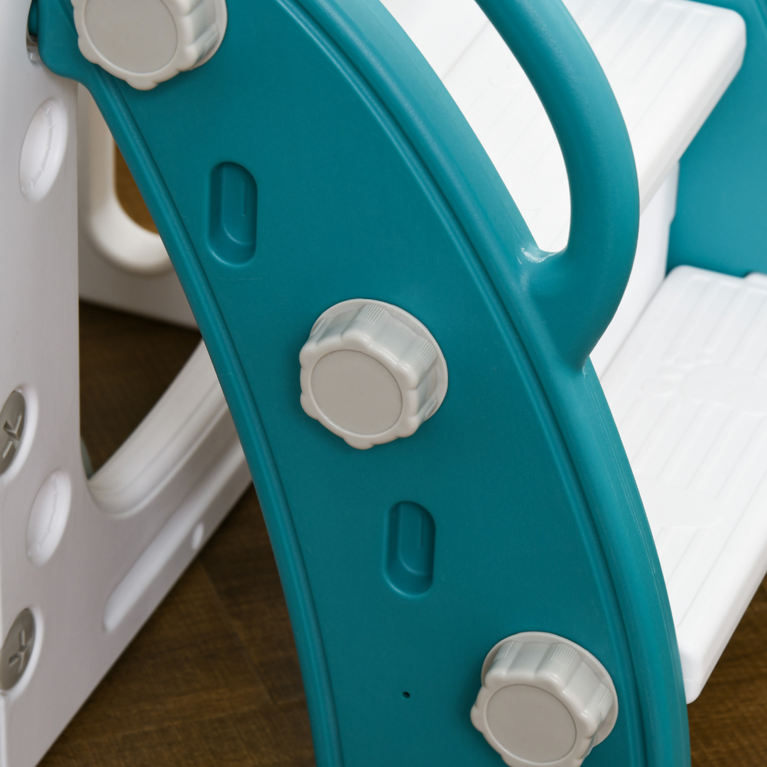 AIYAPLAY 7-in-1 Toddler Slide with Basketball Hoop – Ages 1-3 Years
