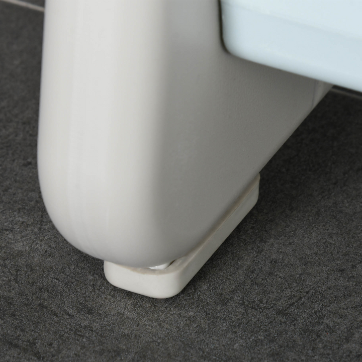 HOMCOM Kids Two-Step Stool – Blue & Grey