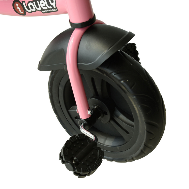 HOMCOM Kids Trike – Pink Toddler Tricycle (Ages 1.5–4 Years)