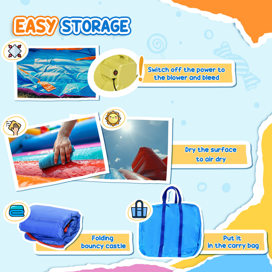 Outsunny Monster Design Bouncy Castle