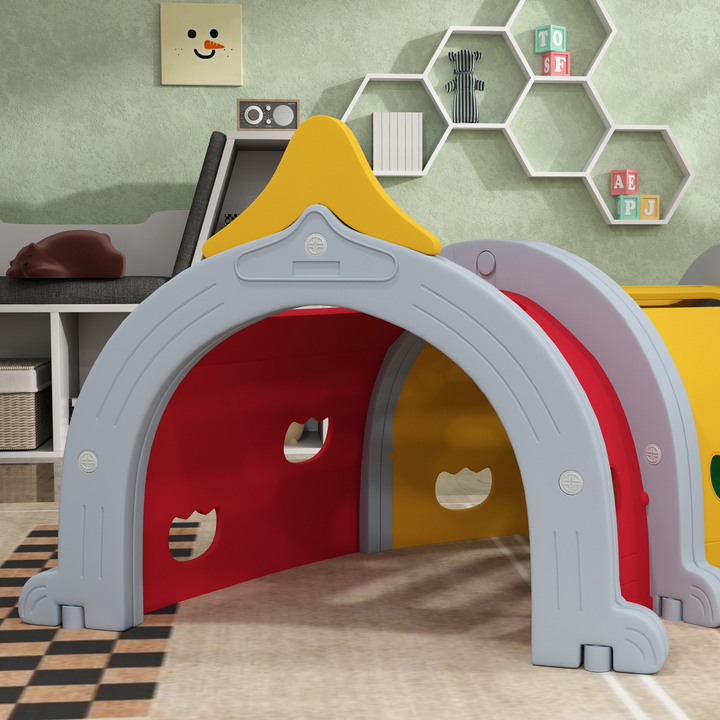AIYAPLAY Lion Design Kids Play Tunnel – Ages 3–6