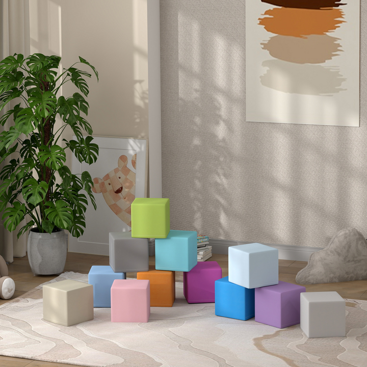 HOMCOM 12-Piece Soft Play Blocks