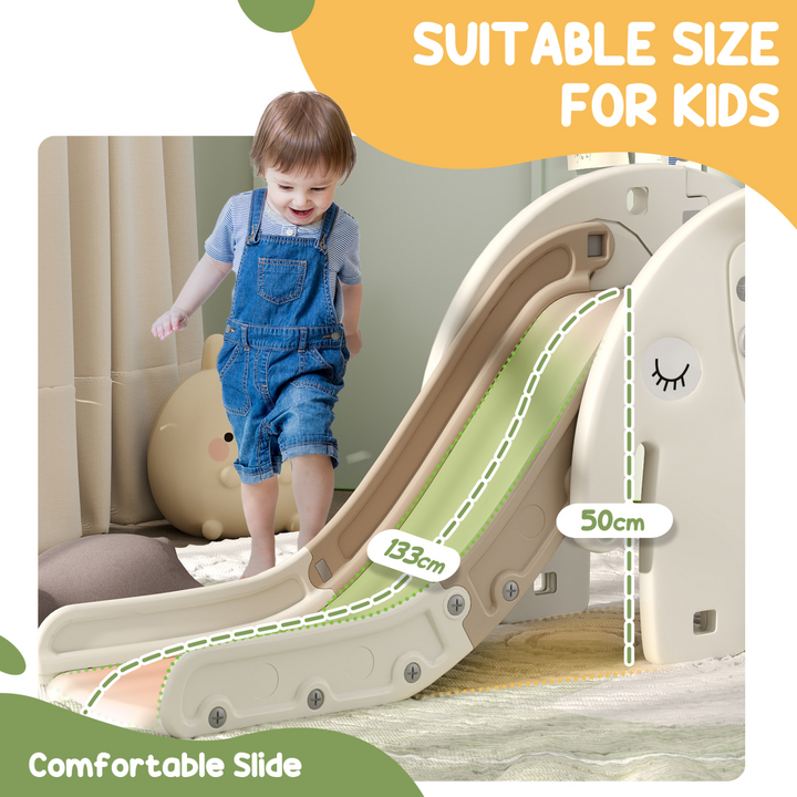 AIYAPLAY 3-in-1 Elephant Slide with Climber – (Ages 1–3)