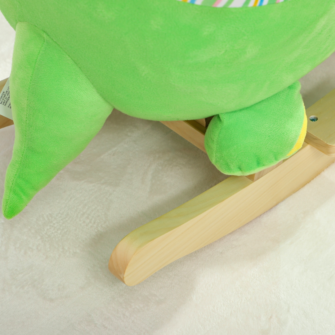 AIYAPLAY Baby Rocking Dinosaur with Sounds & Safety Belt – 18–36M