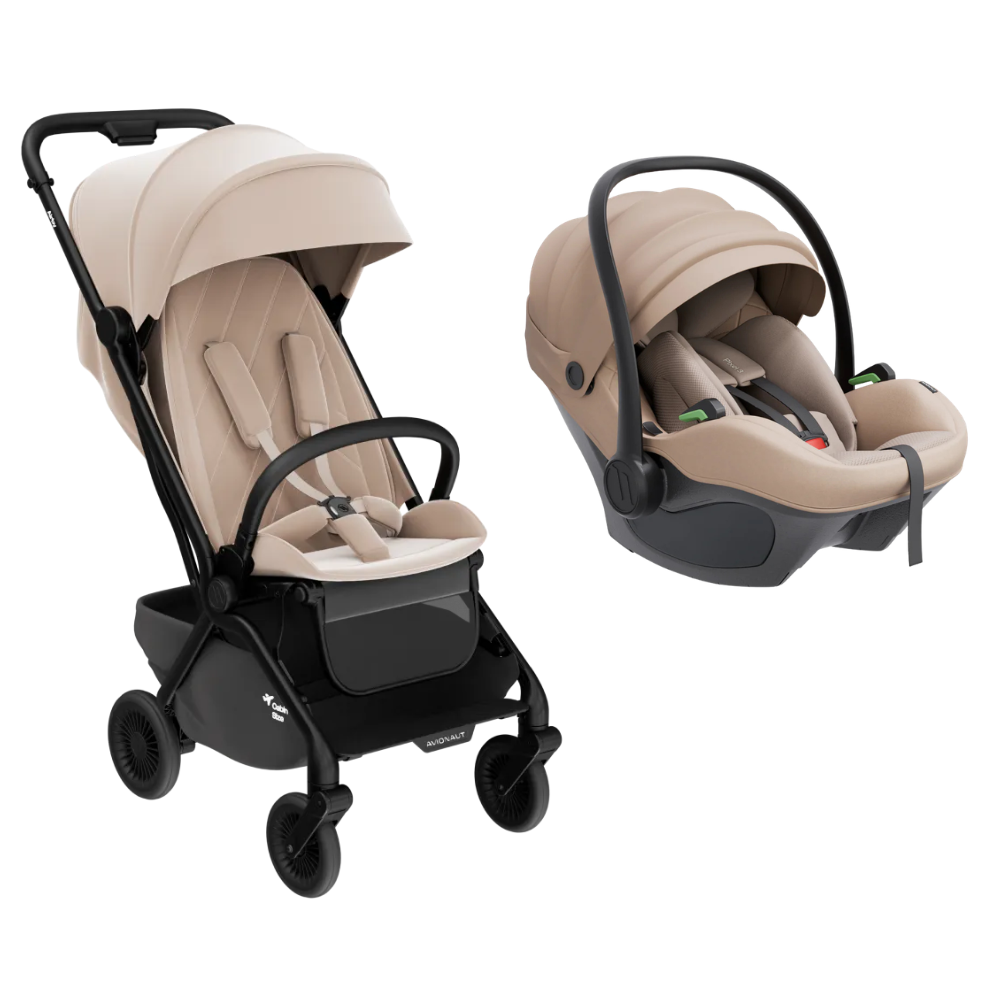 Avionaut Airby Travel System with Pixel 3 Car Seat – Beige
