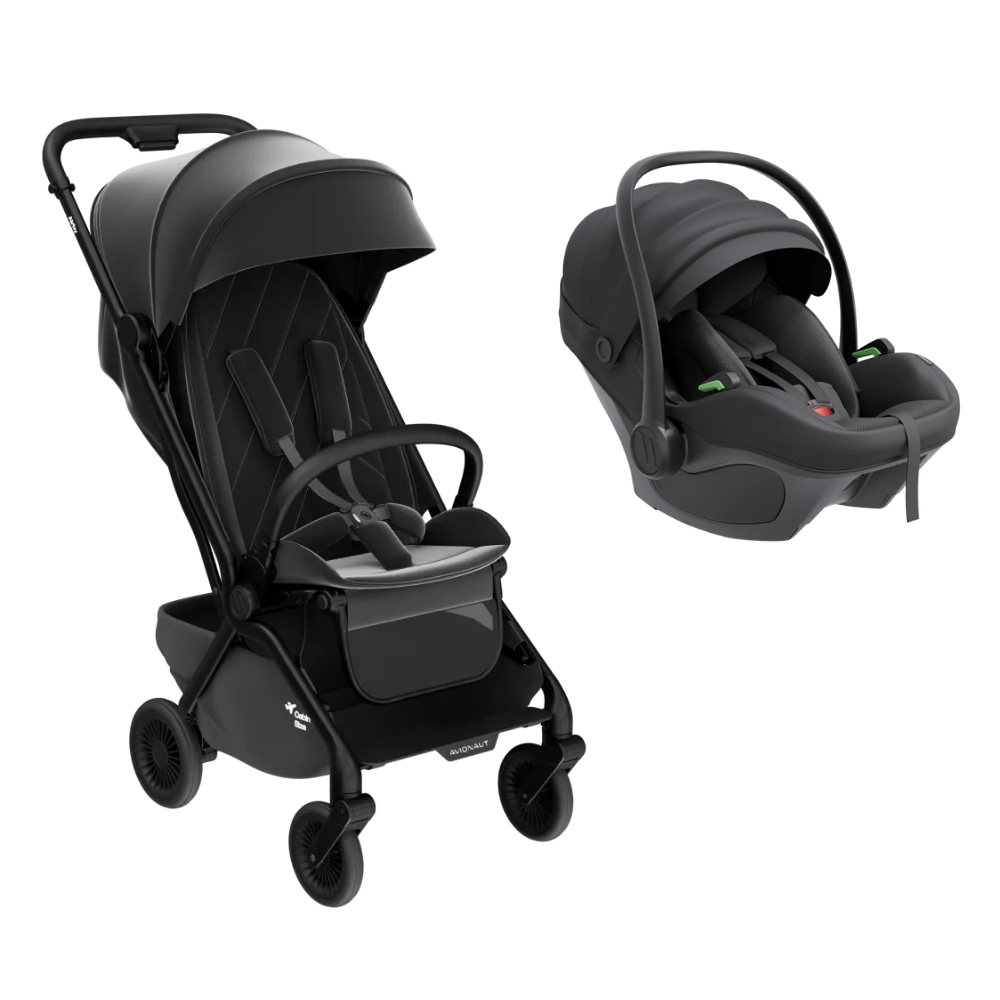 Avionaut Airby Travel System with Pixel 3 Car Seat – Black