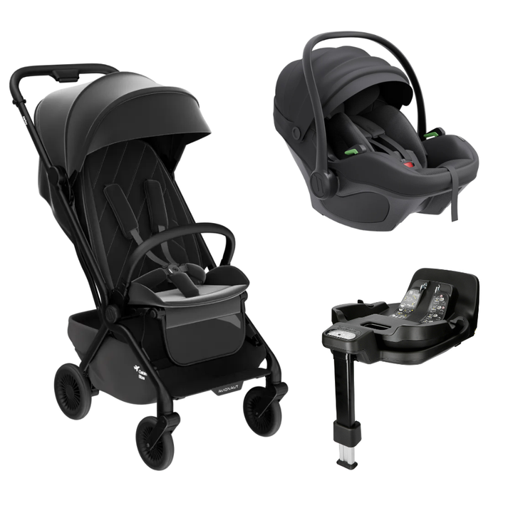 Avionaut Airby Travel System with Pixel 3 Car Seat – Black