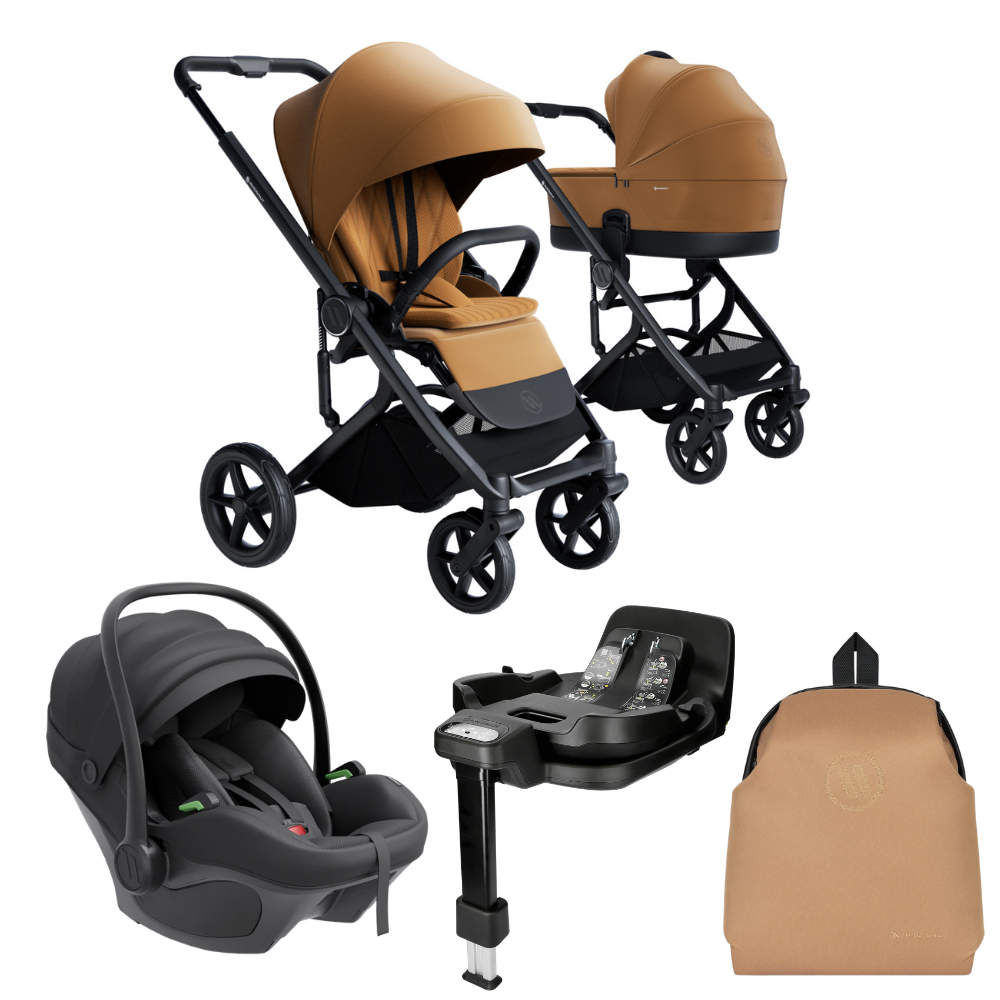 Avionaut Sirius 2 Travel System with Pixel 3 & IQ Orbit Base – Caramel
