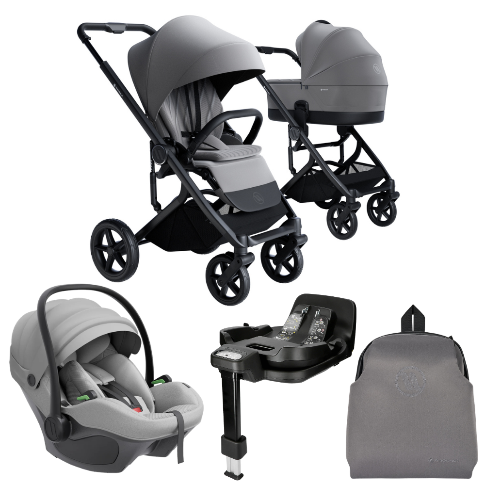 Avionaut Sirius 2 Travel System with Pixel 3 & IQ Orbit Base – Grey