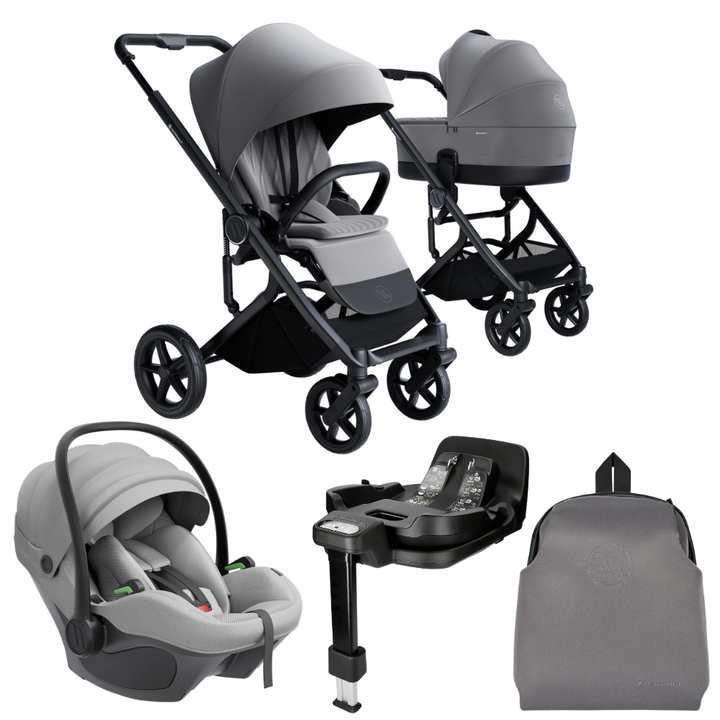 Avionaut Sirius 2 Travel System with Pixel 3 & IQ Orbit Base – Grey