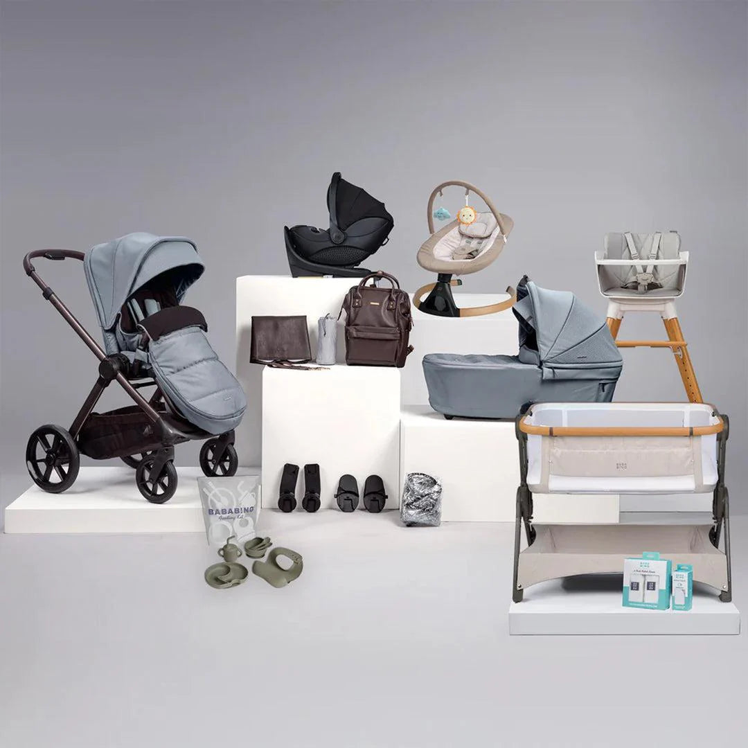 Bababing Raffi MKII 18 Piece Travel, Home & Feeding Bundle – Duck Egg