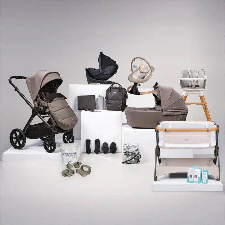 Bababing Raffi MKII 18 Piece Travel, Home & Feeding Bundle – Minky
