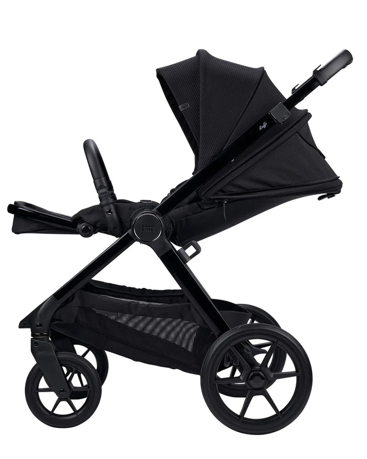 Bababing Raffi MKII 12 Piece Travel System – Satin Black