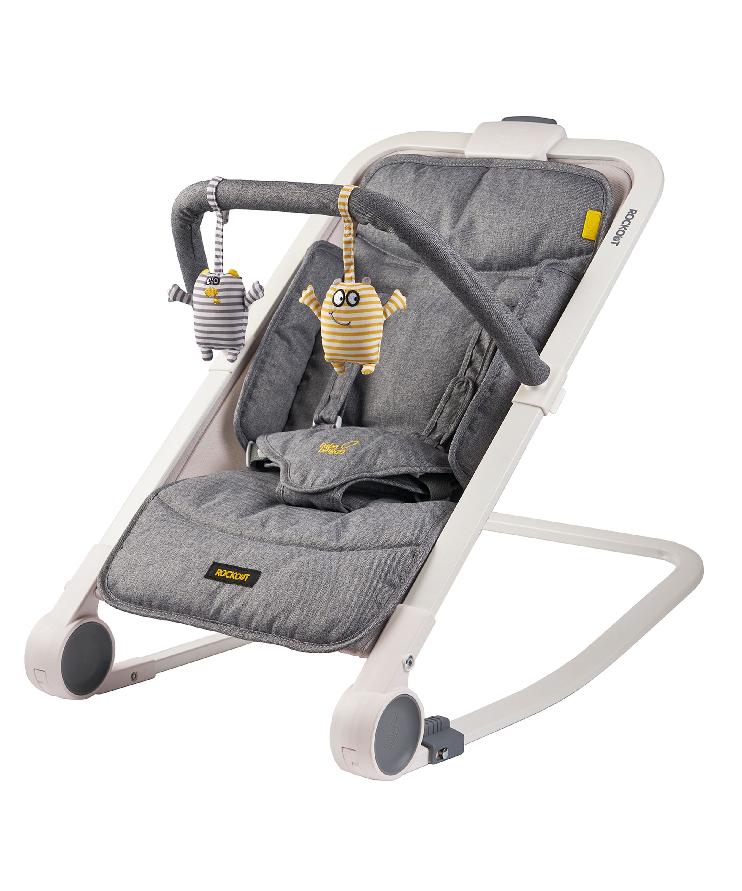 Bababing Rockout Baby Rocker – Grey Melange – baby2child