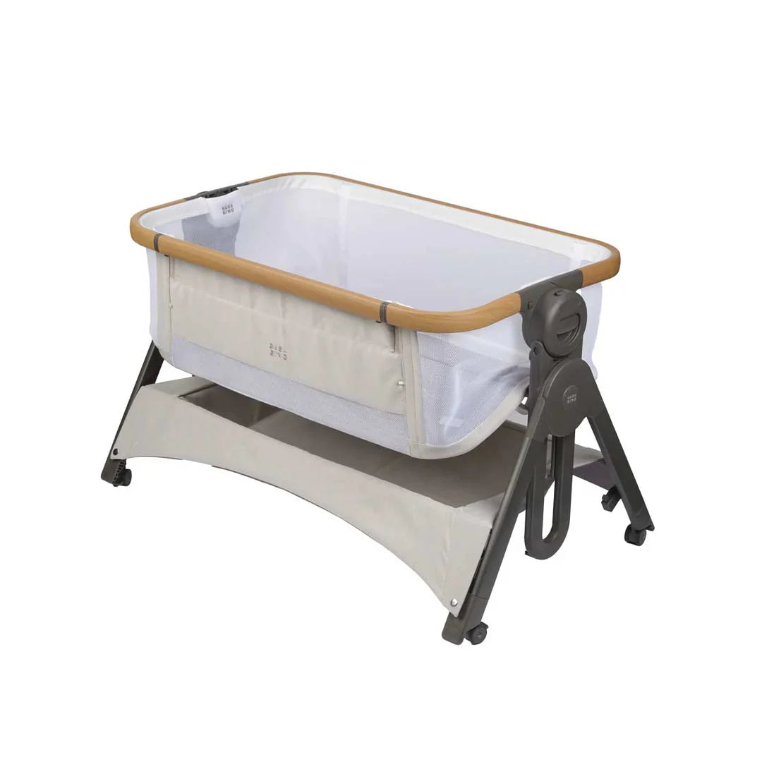 Bababing Bedside And Travel Cot – Beige