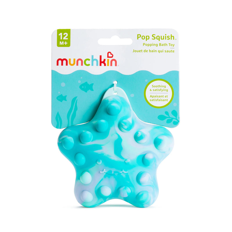 Munchkin Pop Squish Popping Bath Toy - Starfish