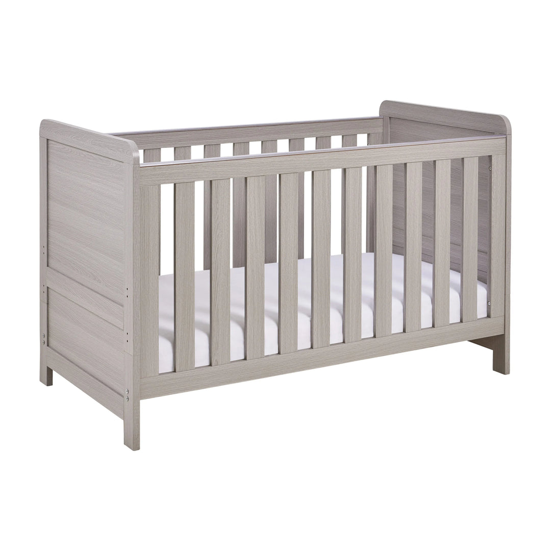 Babymore Caro Cot Bed – Grey Wash