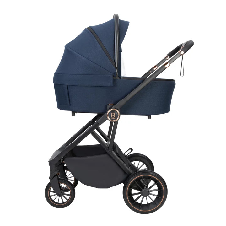 Babymore Chia Travel System with Pecan Car Seat – Midnight Blue