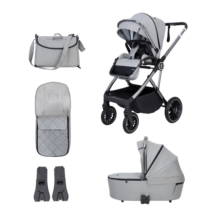 Babymore Chia 2 in 1 Travel System – Pearl Grey