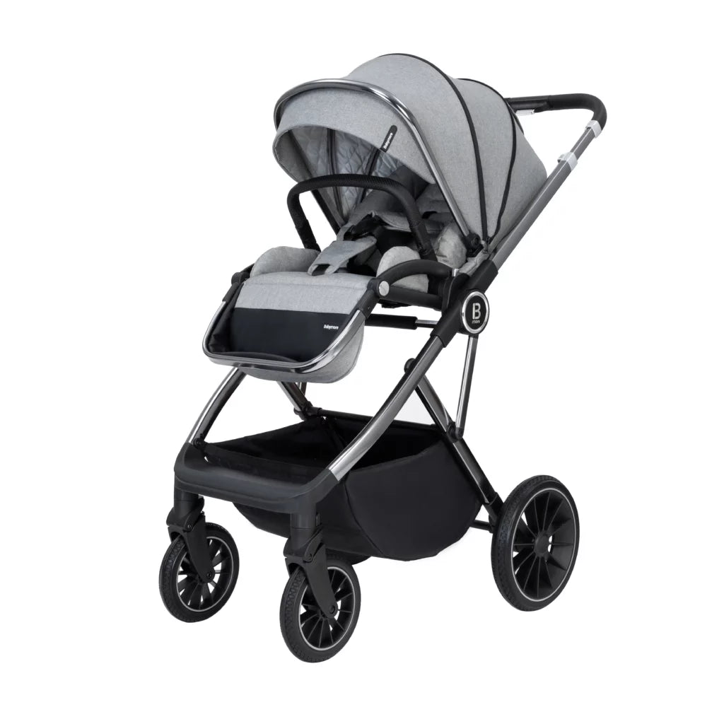 Babymore Chia 2 in 1 Travel System – Pearl Grey