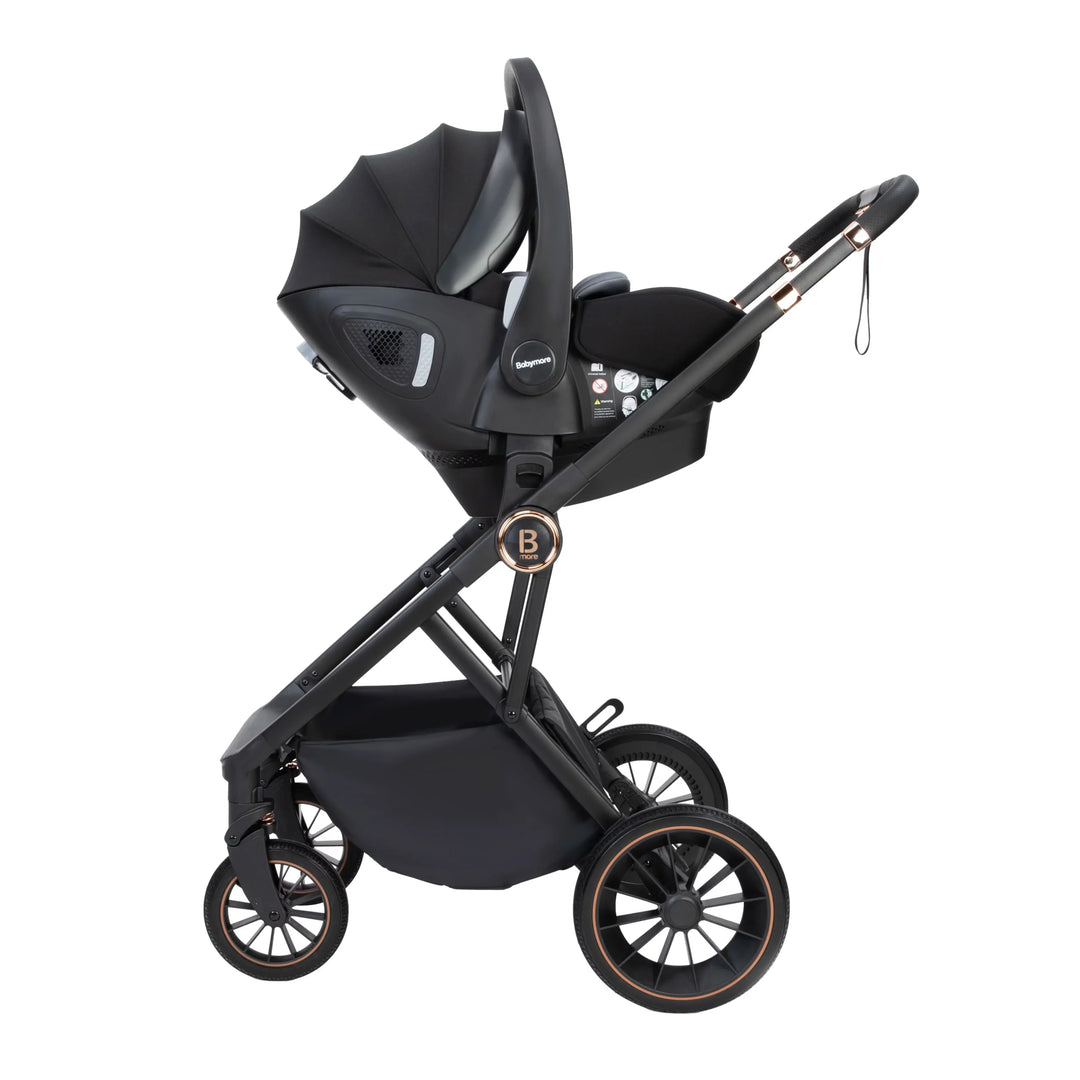 Babymore Chia Travel System with Pecan Car Seat – Midnight Blue