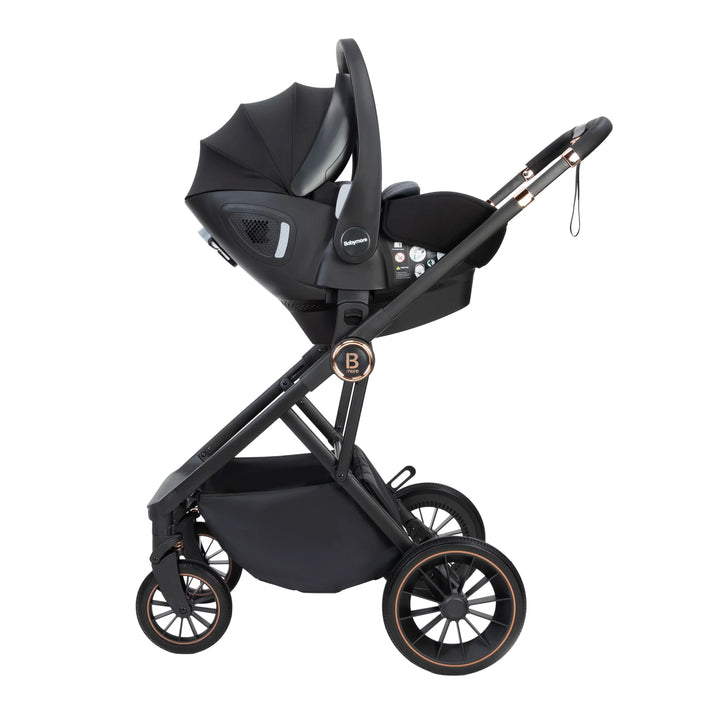 Babymore Chia Travel System with Pecan Car Seat – Midnight Blue