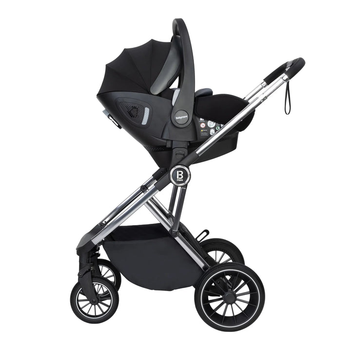 Babymore Chia Travel System with Pecan Car Seat – Pearl Grey