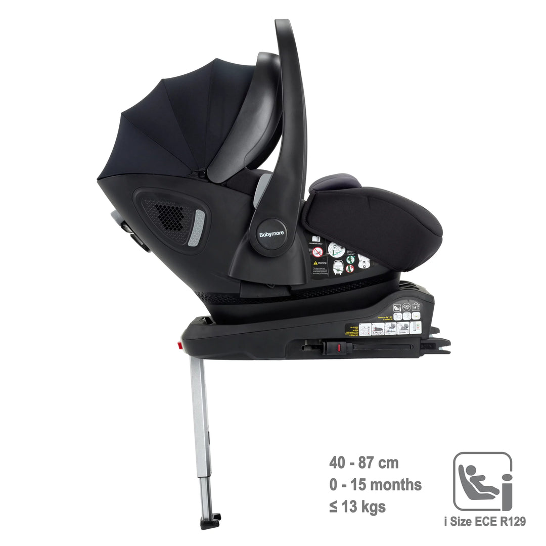 Babymore Chia Travel System with Pecan Car Seat – Pearl Grey