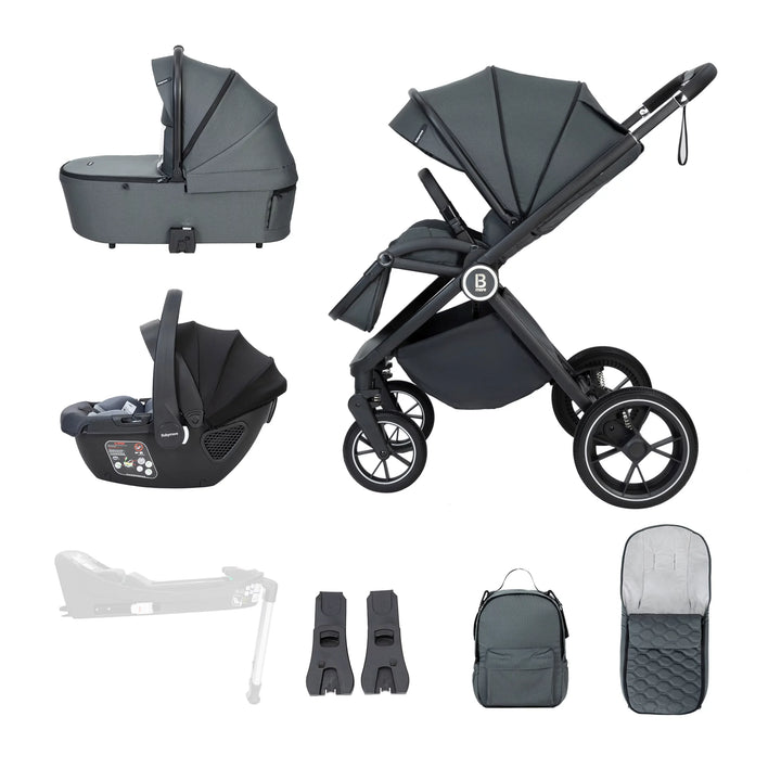 Babymore Kai Travel System with Coco Car Seat – Forest Grey