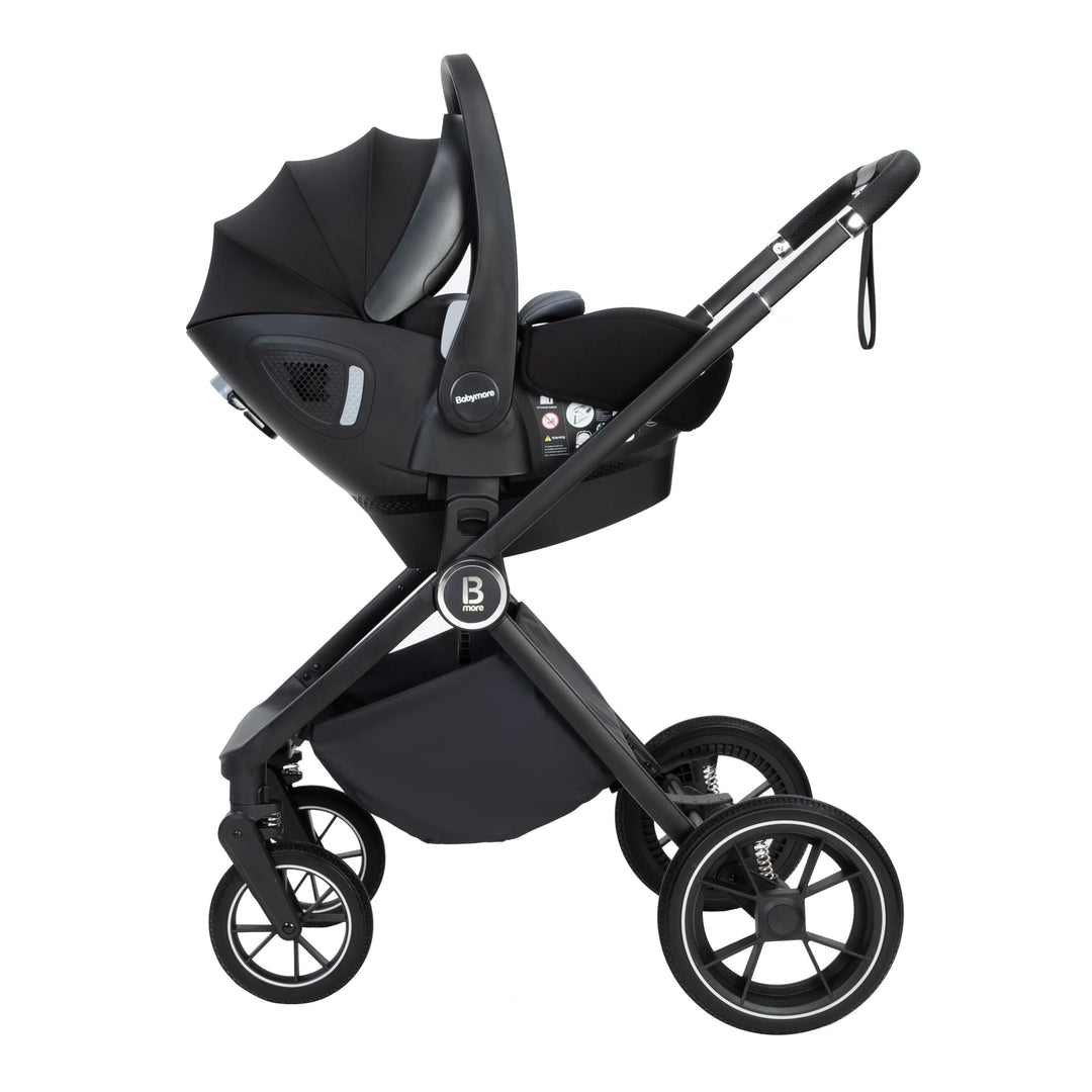 Babymore Kai Travel System with Pecan Car Seat – Forest Grey