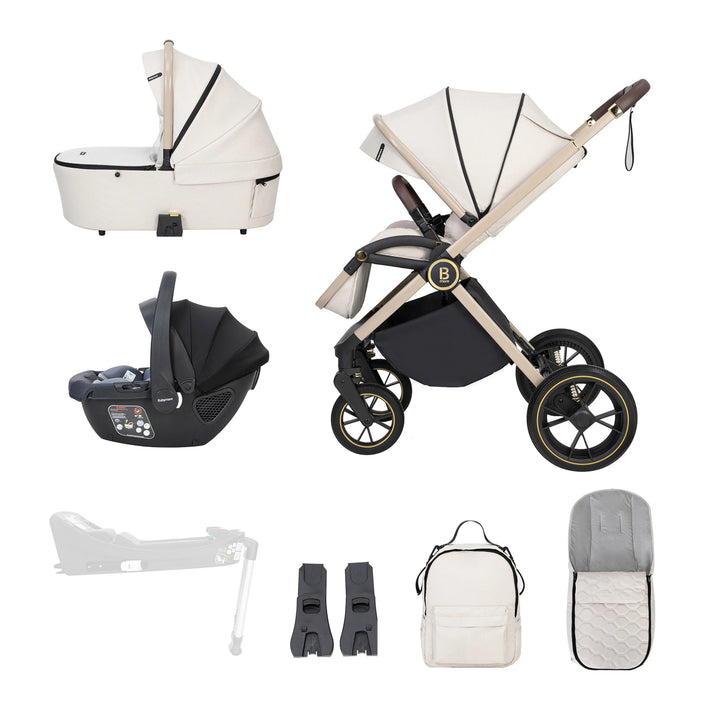 Babymore Kai Travel System with Coco Car Seat – Sandstone