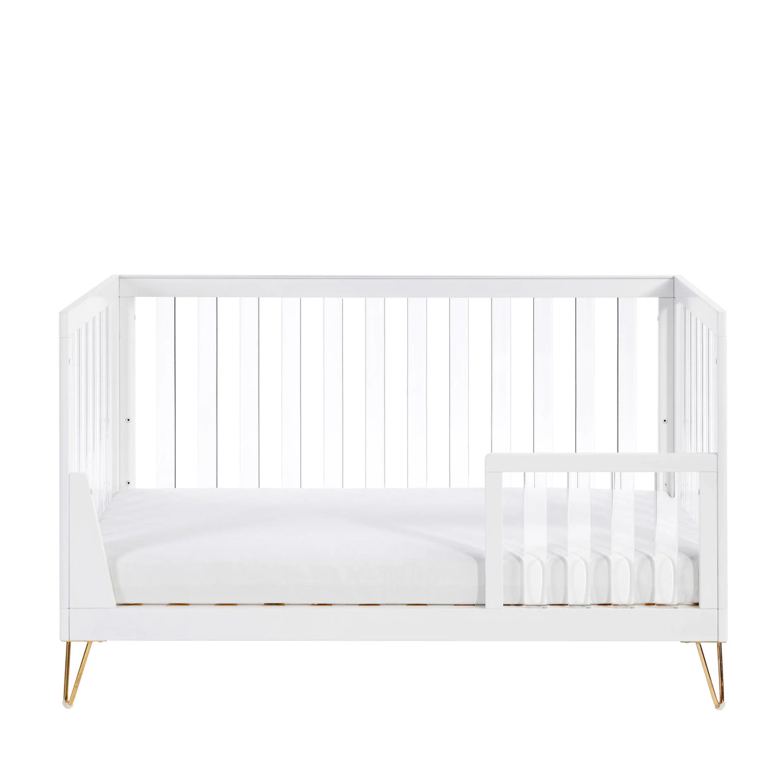 Babymore Kimi XL Acrylic Cot Bed as bed
