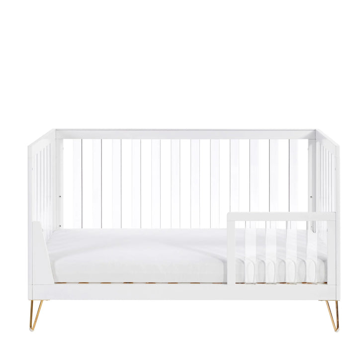 Babymore Kimi XL Acrylic Cot Bed as bed