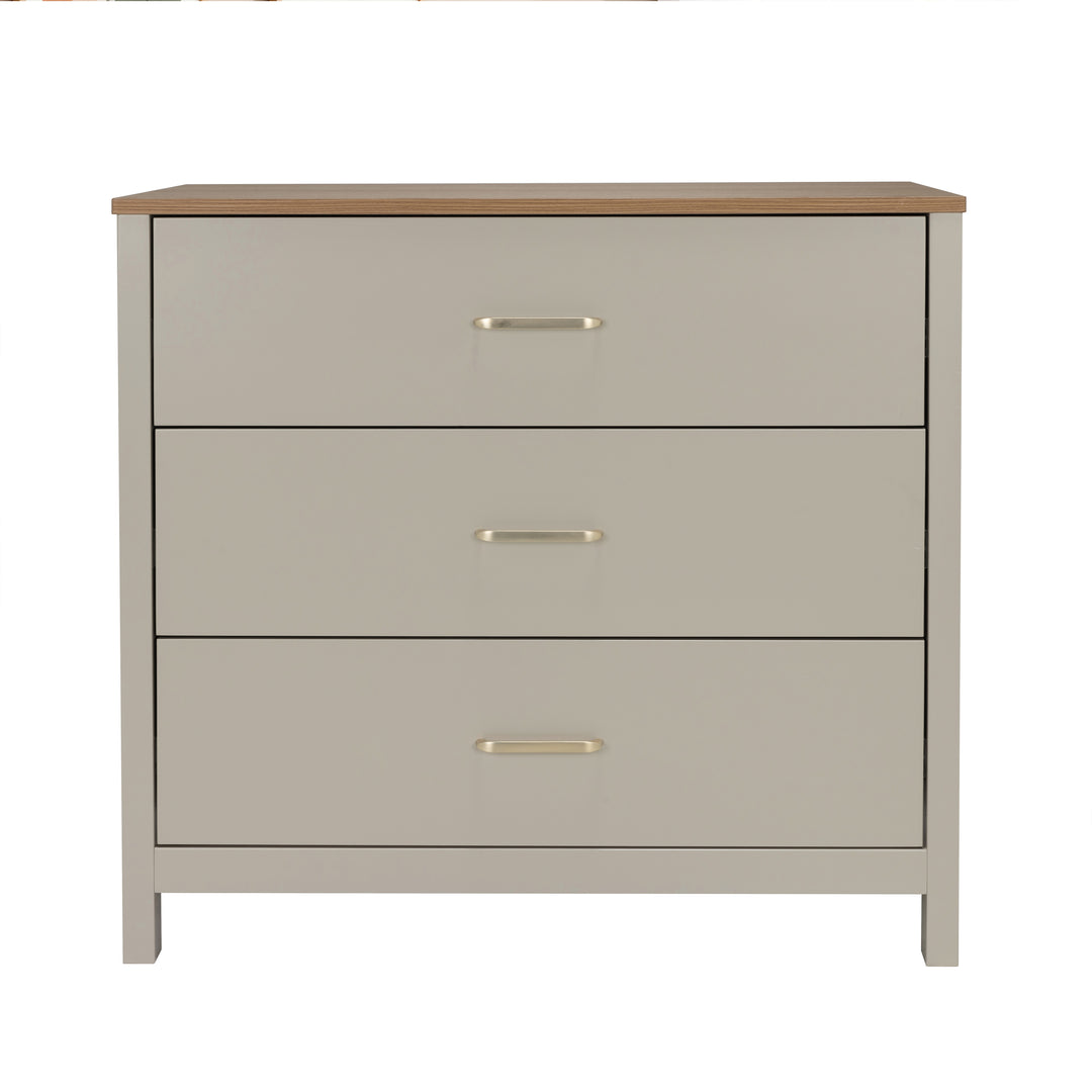 Babymore Mira Nursery Chest Changer – Cashmere Warm Oak