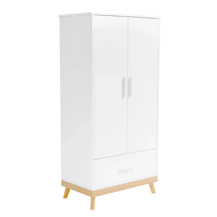 Babymore Mona Wardrobe diagonal on a white background