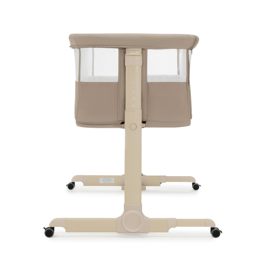 Babymore Neera Bedside Crib - Khaki