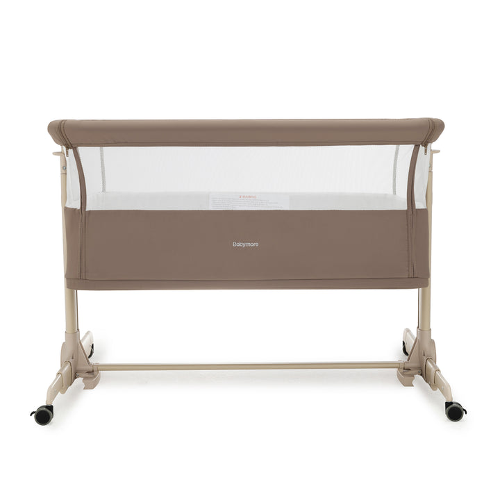 Babymore Neera Bedside Crib - Mocha