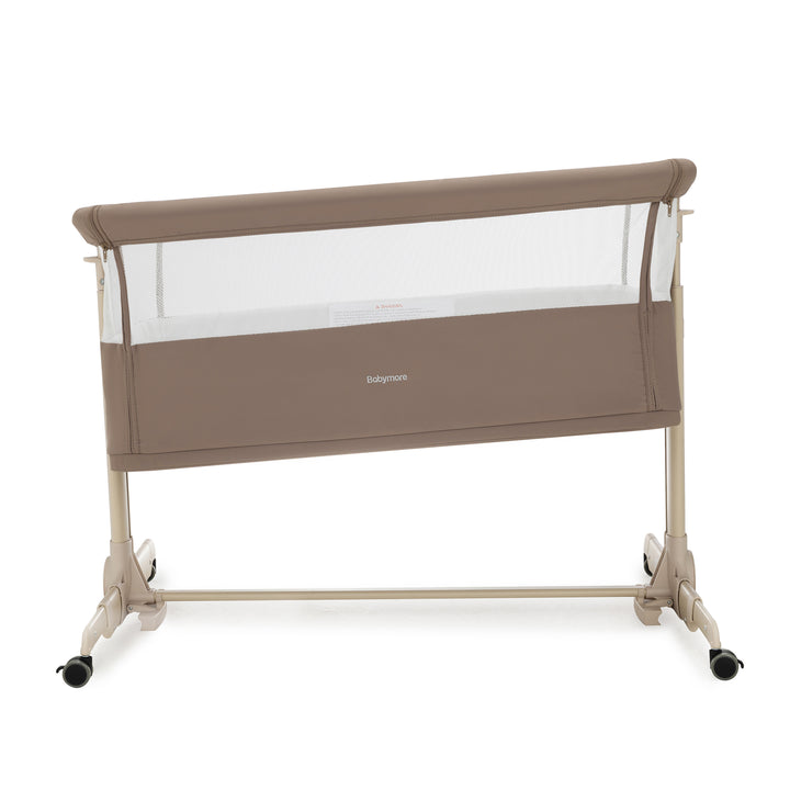 Babymore Neera Bedside Crib - Mocha