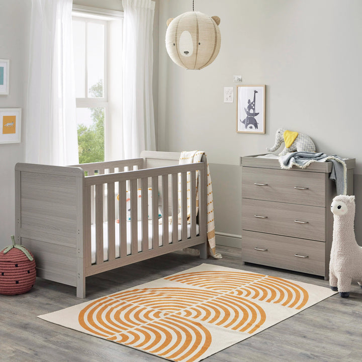 Babymore Caro 2 Piece Nursery Furniture Set – Grey Wash
