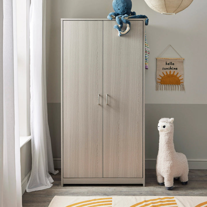 Babymore Caro Nursery Wardrobe – Grey Wash