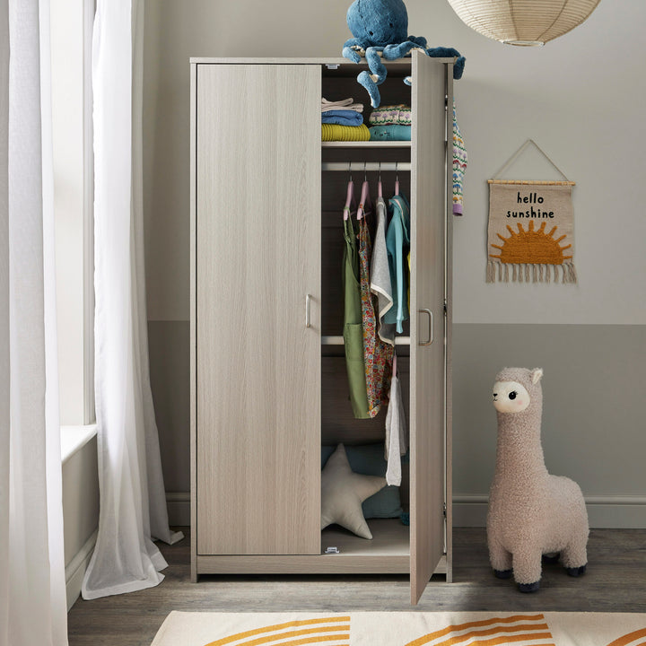 Babymore Caro 3 Piece Nursery Furniture Set – Grey Wash