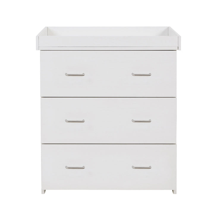 Babymore Caro 3 Piece Nursery Furniture Set – White Wash