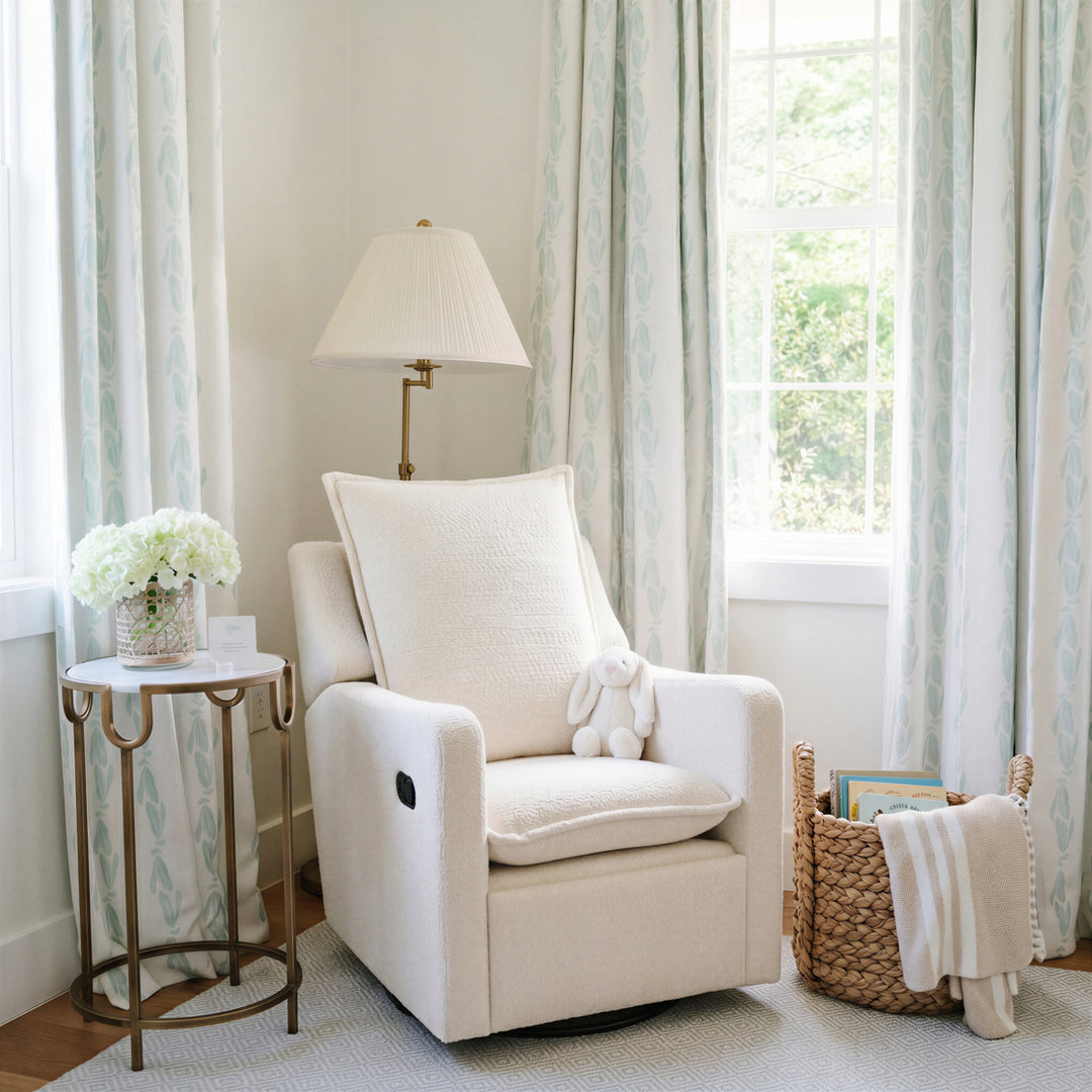 Bebe & Beyond Nestler Nursing Chair - Off White Boucle